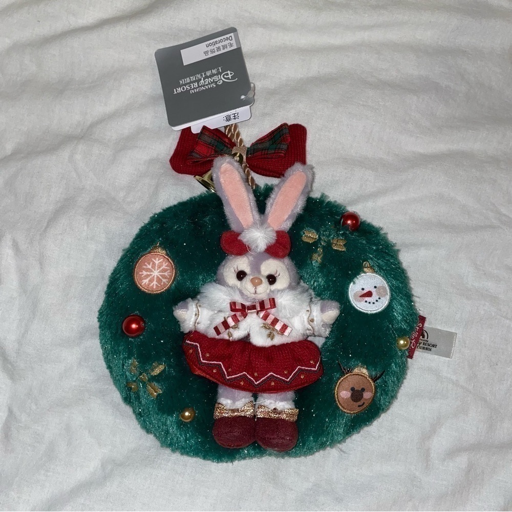 Stellalou Christmas Wreath Disney bell Shanghai disney resort